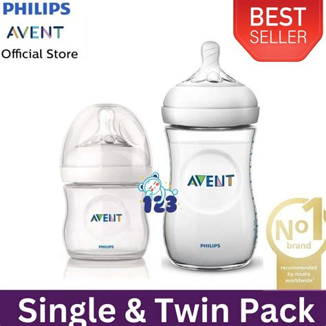 Jual Philips Avent Botol Susu Natural 125ml 260ml Reguler Response