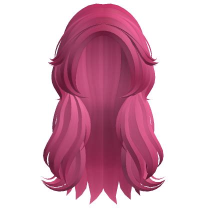 Long Lucious Layered Wavy Hair Hot Pink Roblox Item Rolimon S