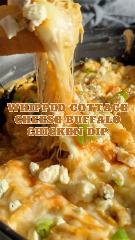 Whipped Cottage Cheese Buffalo Chicken Dip 9am Chef