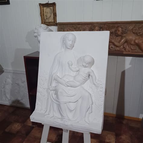 Relief Madonna Con Bambino 76 Cm Plaster Catawiki