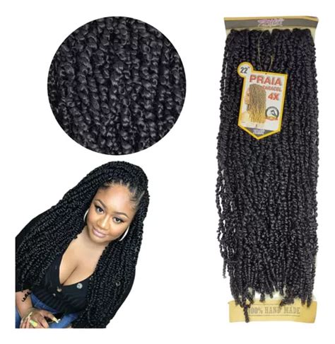 Cabelo Praia Caracol Dread Twist 4 Telas Pré Looped Crochet Frete grátis