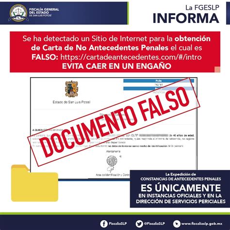 Alerta Fiscal A De Slp Por Falsa P Gina Que Ofrece Cartas De No