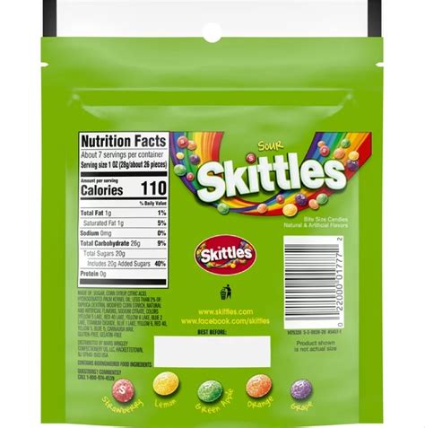 Skittles Sour Candy Grab N Go 72 Oz Bag Ebay