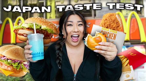 Japanese Mcdonald S Taste Test Ft Exclusive Japan Items Youtube