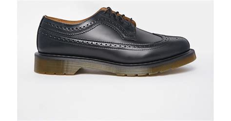 Dr Martens Wingtip Brogues In Black For Men Lyst