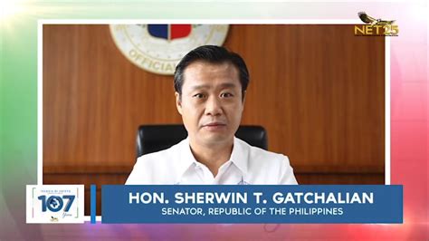 Pagbati Ni Sen Sherwin Gatchalian Sa Ika 107 Anibersaryo Ng Iglesia Ni