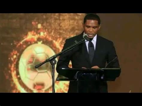 Le Discours Magistral De Samuel Eto O Au Ballon D Or Camerounais