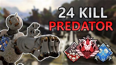 24 KILLS 4938 DAMAGE IN PREDATOR LOBBY Apex Legends Season 17 YouTube