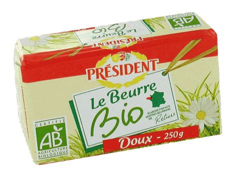 President Beurre Doux Bio G Tous Les Produits Beurres Prixing