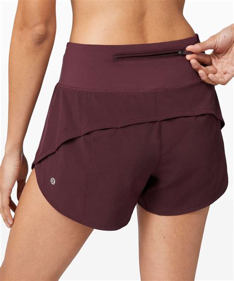 Lululemon Speed Up Short Long 4 Updated Fit Cassis Lulu Fanatics