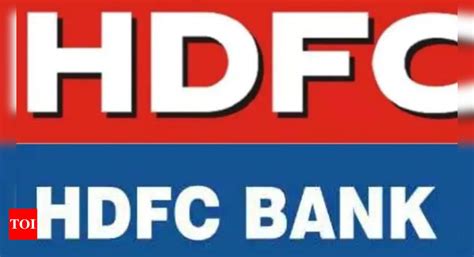 HDFC HDFC Bank Merger On July 1 Times Of India