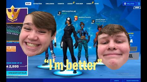 Benjyfishy Vs Mongraal V In The Lobby Who S Better Youtube