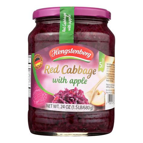 Hengstenberg Sauerkraut Bavarian Style Case Of 12 243 Oz