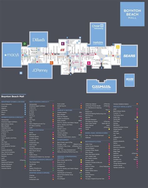 Boynton Beach Mall Map - Living Room Design 2020