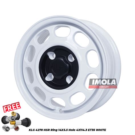 Jual Velg Mobil Ring 14 HSR Wheel Velg Model Kaleng R14 PCD 4X114 3