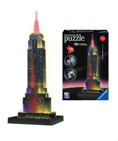 Ravensburger Empire State Building 3d Puzzle Night Edition