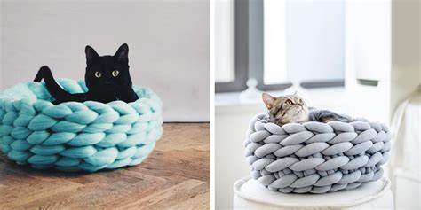 Tricot XXL Un Panier Pour Chat Marie Claire