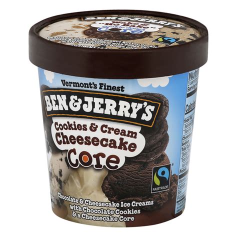 Ben And Jerrys Cookies And Cream Cheesecake Core Ice Cream Hy Vee Aisles Online Grocery Shopping