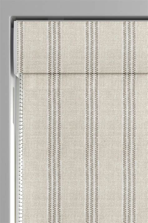 Buy Emily Bond Natural George Stripe Made To Measure Roman Blinds From