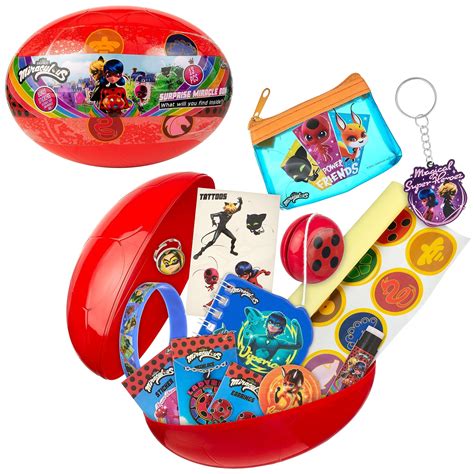 Buy Miraculous13pc Surprise Miracle Box -Zag Heroez Themed Ladybug And Cat Noir Toys Surprise ...