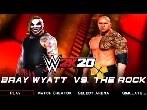 Wwe K Psp Android Ppsspp The Fiend Brayy Wayat Vs The Rock Preview