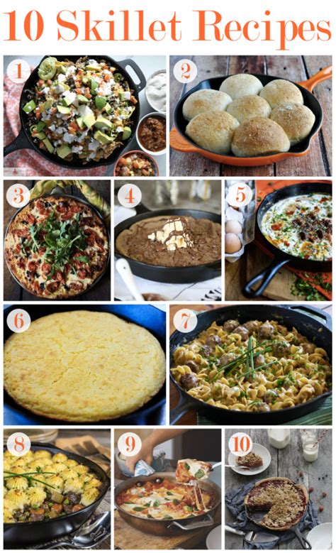 10 Easy Skillet Recipes Cast Iron Recipes Iron Skillet Recipes Cast