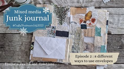 2 8 Different Ways To Use Envelopes In A Junk Journal YouTube