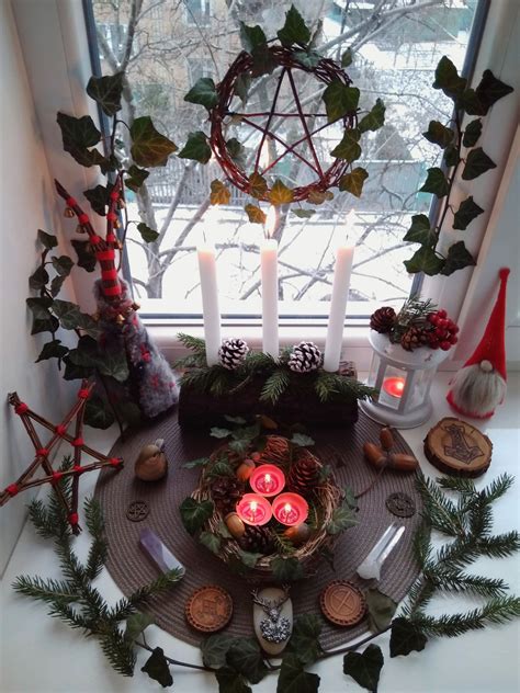 Yule Altar 2020 Winter Solstice 2020 Julbock Yule Goat Yule