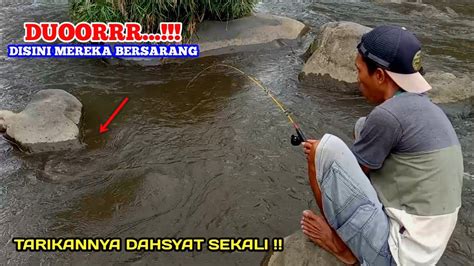 Mancing Ikan Di Sungai Banjaran Purwokerto Youtube