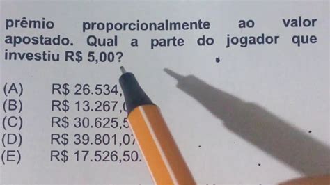 1 QuestÃo De Concurso MatemÁtica BÁsica Resolvida Pr Questão 6