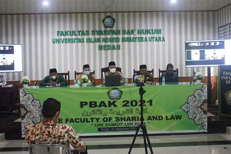 PBAK FAKULTAS SYARIAH DAN HUKUM UINSU TA 2021 2022 Fakultas Syariah