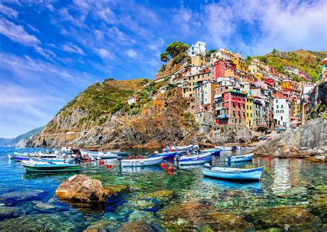 Riomaggiore Cinque Terre Italien Teile Enjoy Puzzle Puzzle