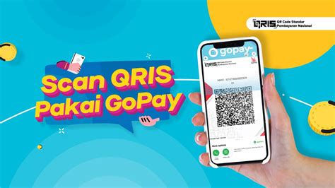 Scan Pakai GoPay Di QRIS Kode QR Dari Bank Indonesia GoPay