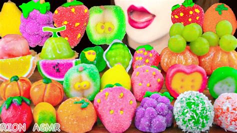 【asmr】fruits Sweets Party🍎🍉🍋 Luke Chupfruits Marshmallowfresh Fruits Mukbang 먹방 Eating Sounds