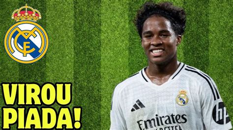 Endrick Vira Piada Dentro Do Elenco Do Real Madrid Youtube