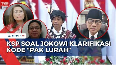 Presiden Jokowi Klarifikasi Isu Arahan Pak Lurah Di Sidang Tahunan