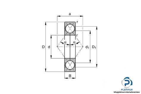 Fag Qj Mpa Four Point Contact Ball Bearing Platinum International