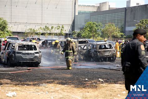 Fire in NAIA Terminal 3 parking lot burns 19 vehicles