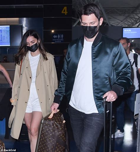 Ana De Armas Spotted Kissing Boyfriend Paul Boukadaki