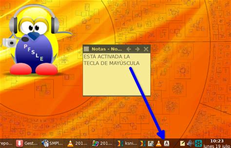 Cómo mostrar Bloq Mayús tecla mayúscula o Caps Lock en MX Linux 19