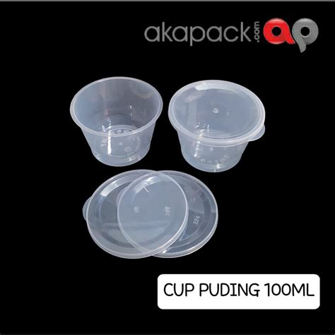 Jual Thinwall Cup Puding Klir Ml Ml Anti Pecah Tutup Kokoh