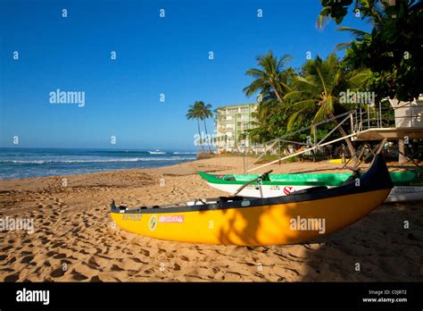 Makaha Beach Leeward Coast Oahu Hawaii Stock Photo Alamy