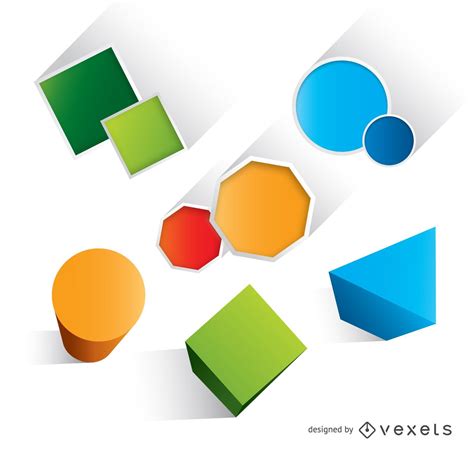 Geometric Solids Clipart