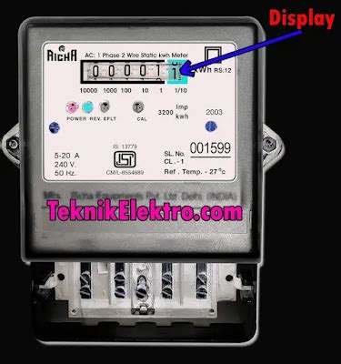 Kwh Meter Adalah Teknik Elektro