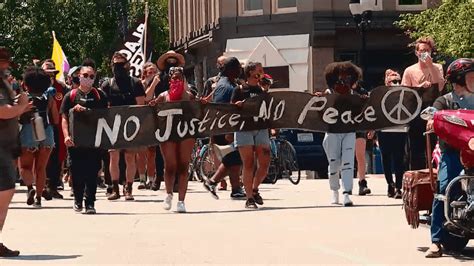 Black Liberation March Demonstrators Take To Asheville Streets Calling