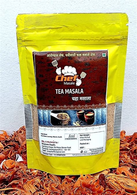 100gm Tea Masala Powder Packaging Type Packet At ₹ 120 Packet In Ellora