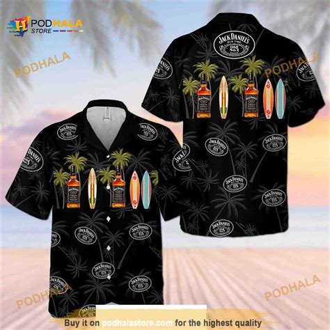 Jack Daniels Hawaiian Shirt Summer Beach For Surfing Lovers Aloha