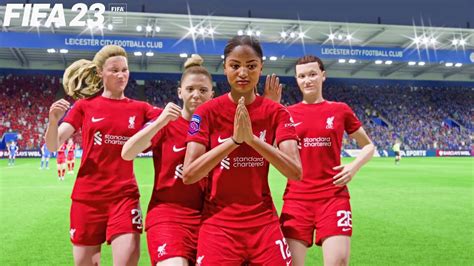 Fifa 23 Leicester City Vs Liverpool Womens Super League Ps5 Full Gameplay Youtube