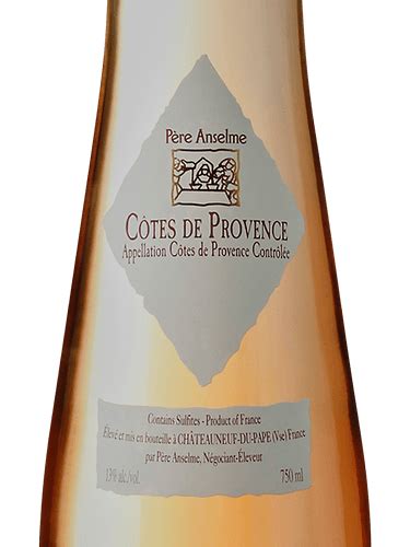 2017 Brotte Côtes De Provence Père Anselme Rosè Vivino US