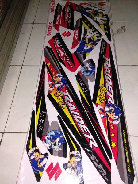 Jual Striping Lis Sticker Variasi Suzuki Satria Fu Facelife